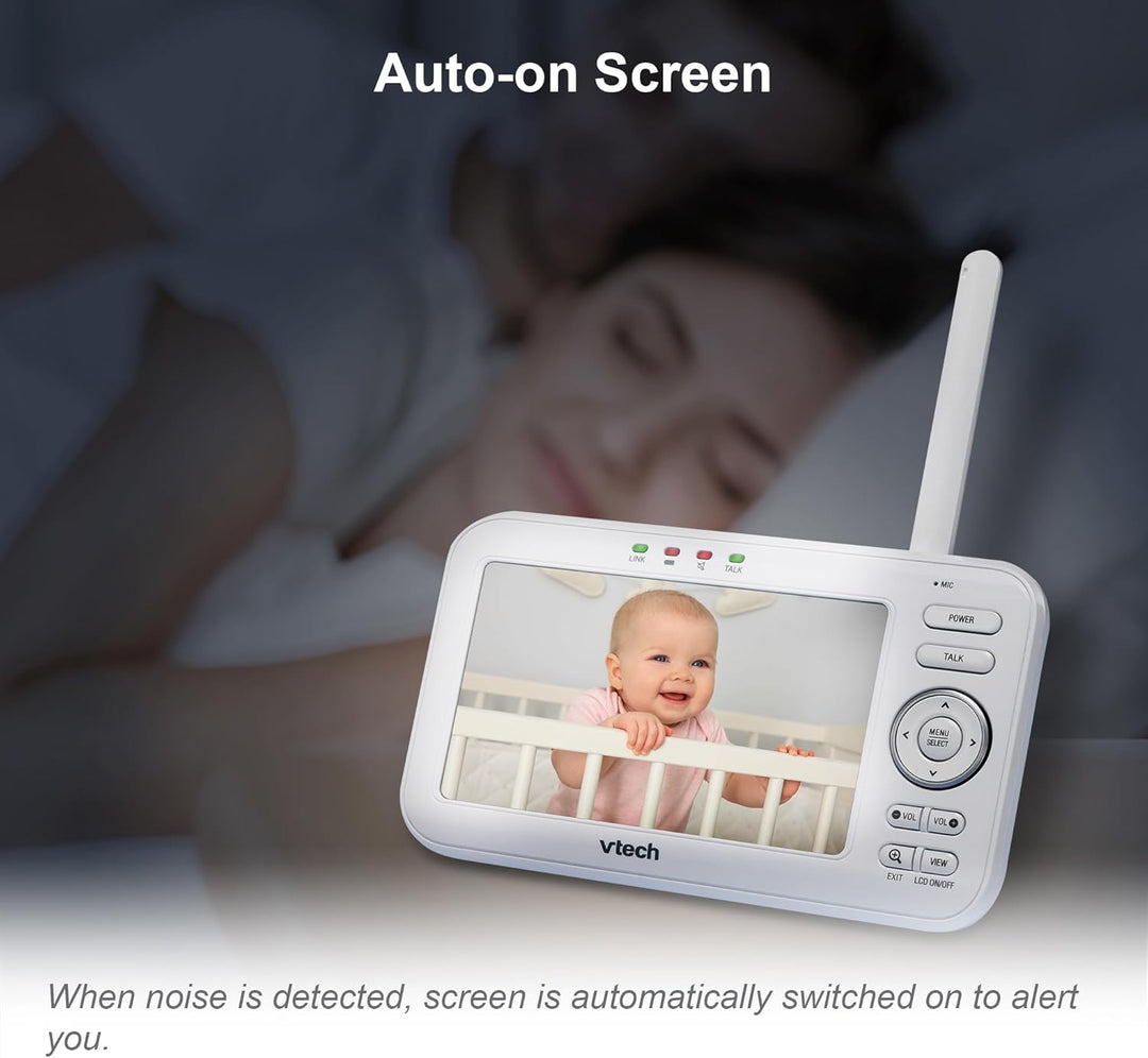 VTech - BM5463 - Indoor - Lightshow Video Babyphone - Baby Monitor mit Projektion und Nachtlicht 480