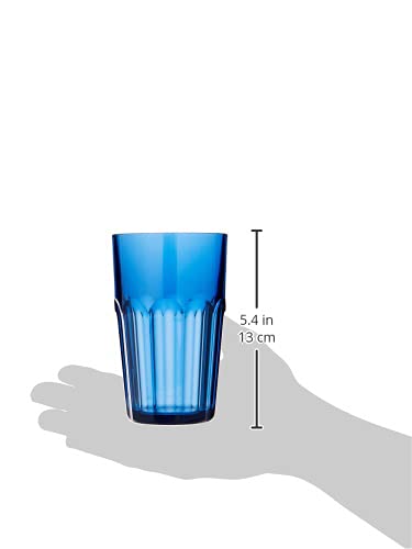 Guzzini - Happy Hour, Set aus 6 Hohe Trinkgläser - Ø8 x h12 cm - Kapazität: 420 cc - 07230652
