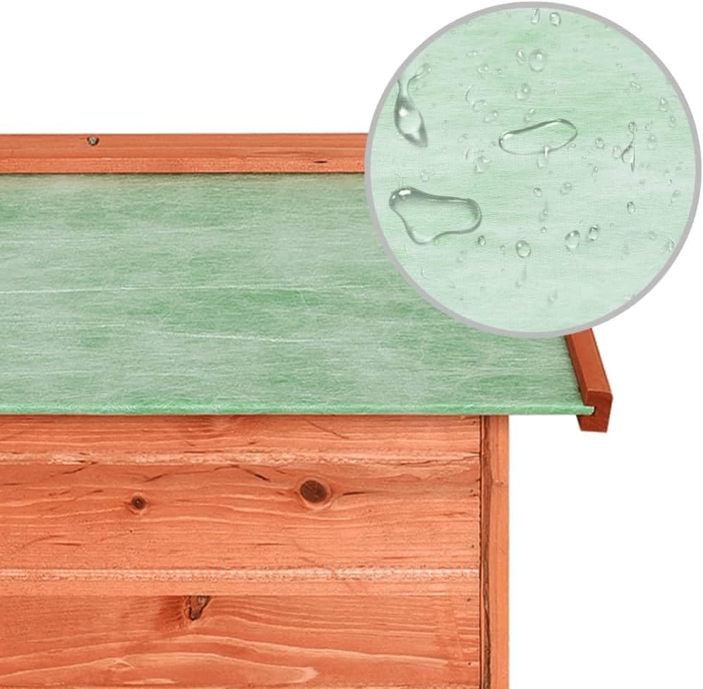 vidaXL Tannenholz Massiv Mähroboter Garage Dach Unterstand Überdachung Rasenmäher Überdachung Holzga