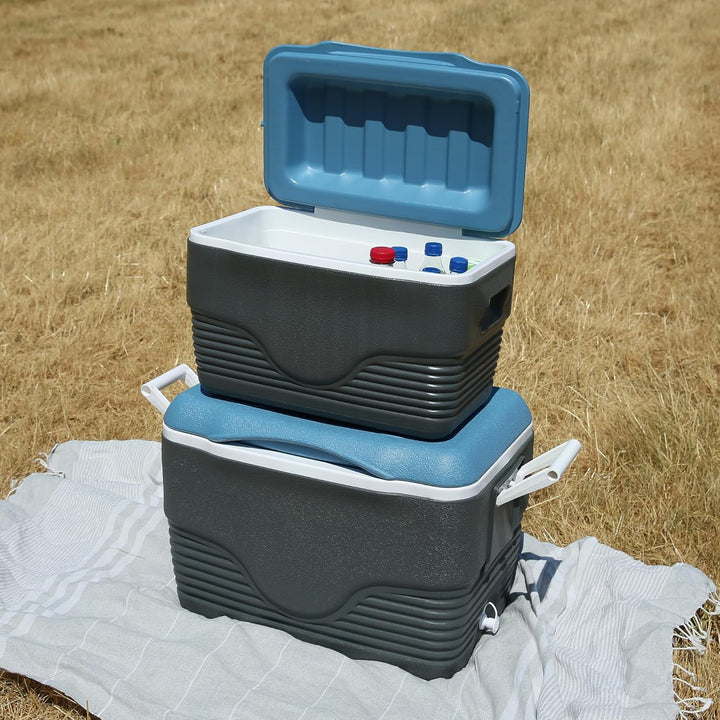 your GEAR Yukon 66 L + 32 L Kühlbox Set mit 2 passiven Kühlbehälter PU Thermo-Box Kühltasche Isolier