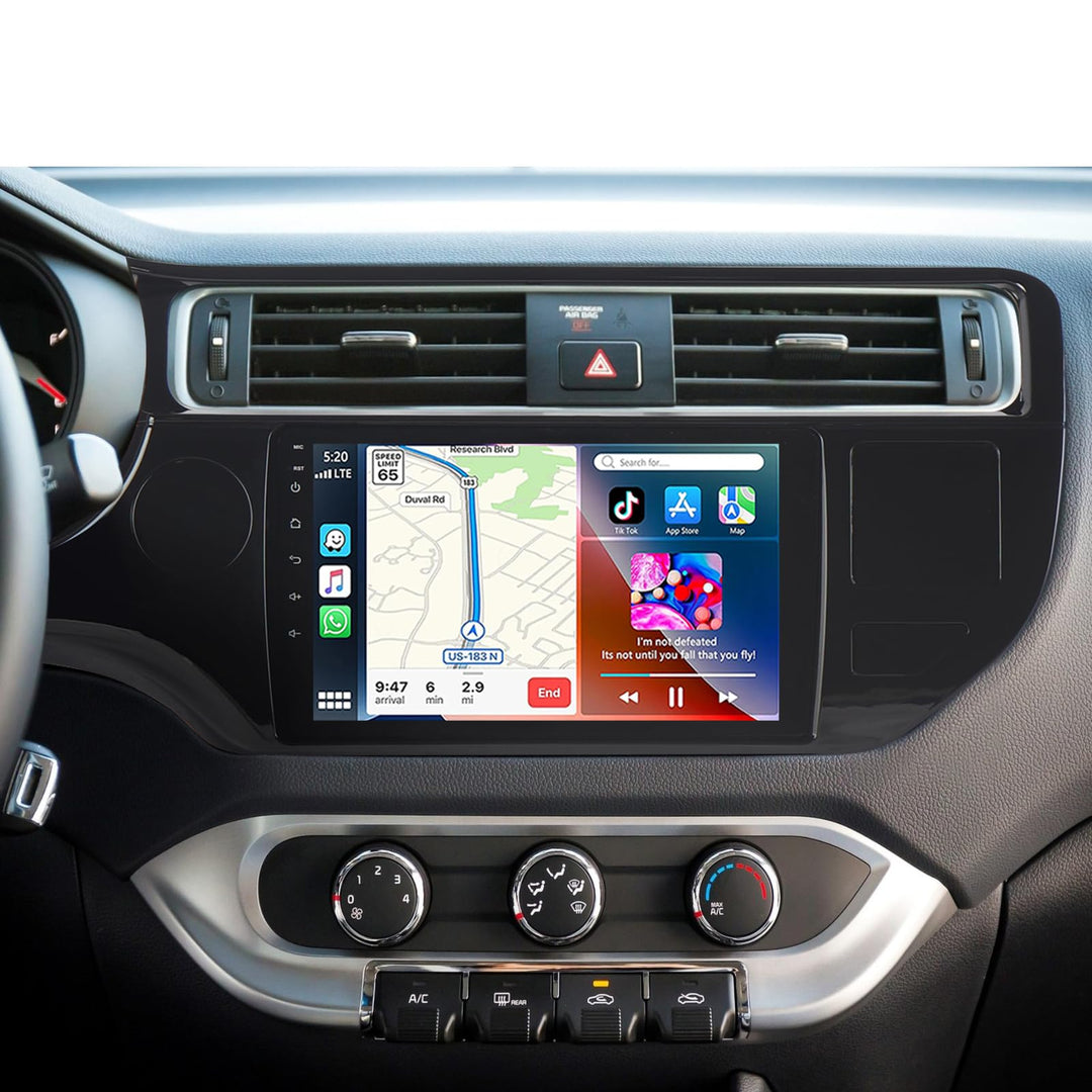 4+64GB 9 Zoll Android 15 Autoradio für Kia Rio iii Pride UB 2015-2017 Low-end Touch Screen Navigator