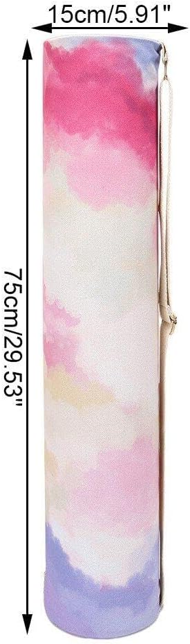 Yoga-Tasche, Aufbewahrungstasche Doppeltem Reissverschluss, Yogamatten-Tasche Verstellbarem Schulter