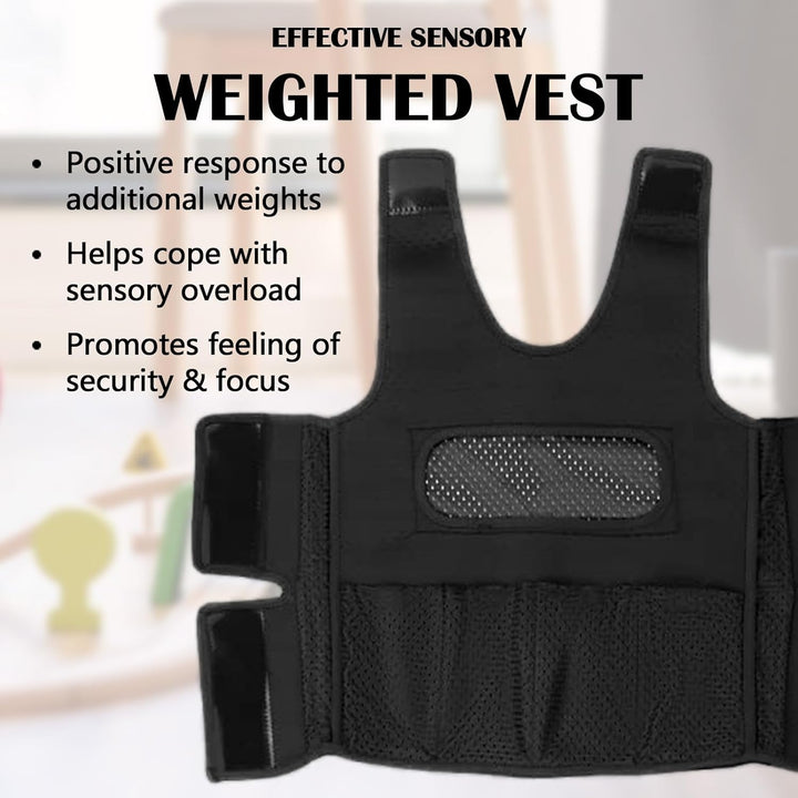 Gewichtsweste für Kinder, Kompressionsweste Gewichtete Weste Security Weste für Kindern mit ABR Reiz