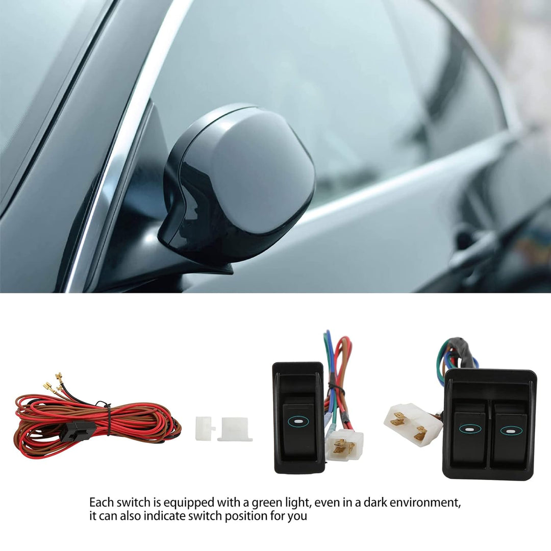 Universeller Auto-Fensterheber-Schalter, 5 Stück Universal-Auto-Fensterheber-Schalter-Regler-Kit Aut