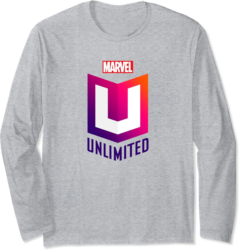 Marvel Unlimited Logo Graphic Langarmshirt