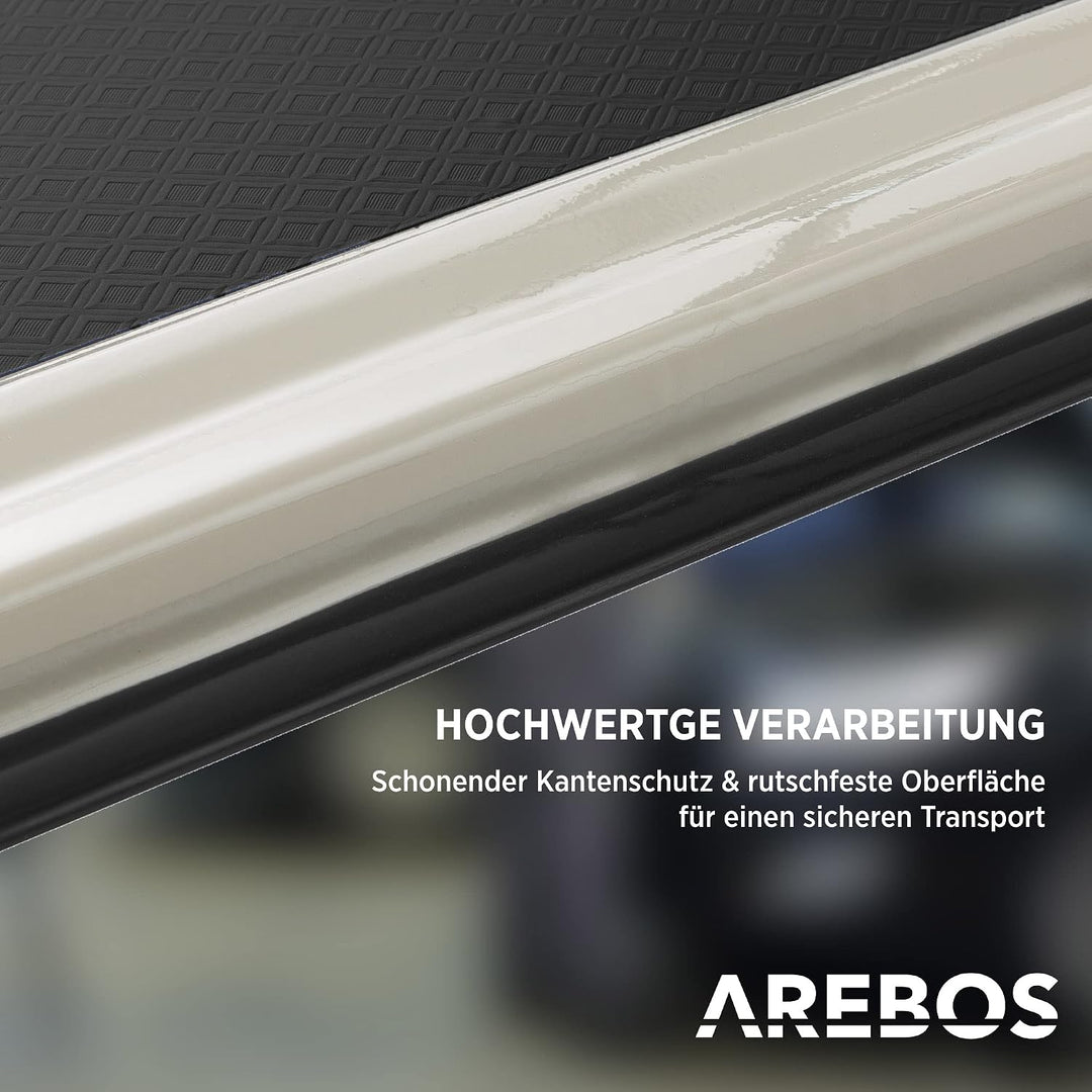 Arebos Plattformwagen | Transportwagen | Plattformwagen klappbar | Klappwagen faltbar | lastenwagen