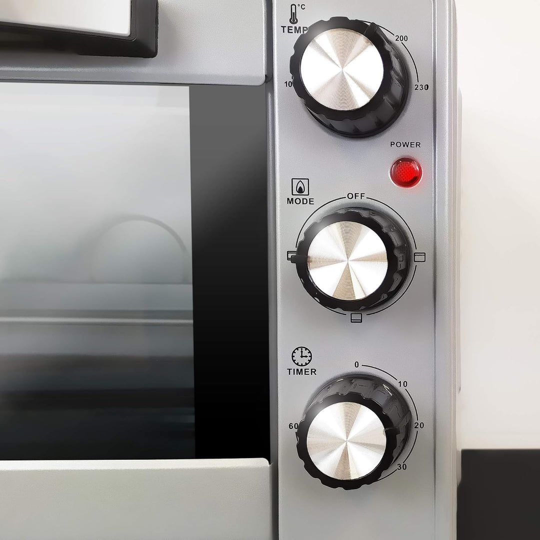 HORNO SOBREMESA GRUNKEL HR-23SILVER 23/L. Mediano Silber, Mediano Silber