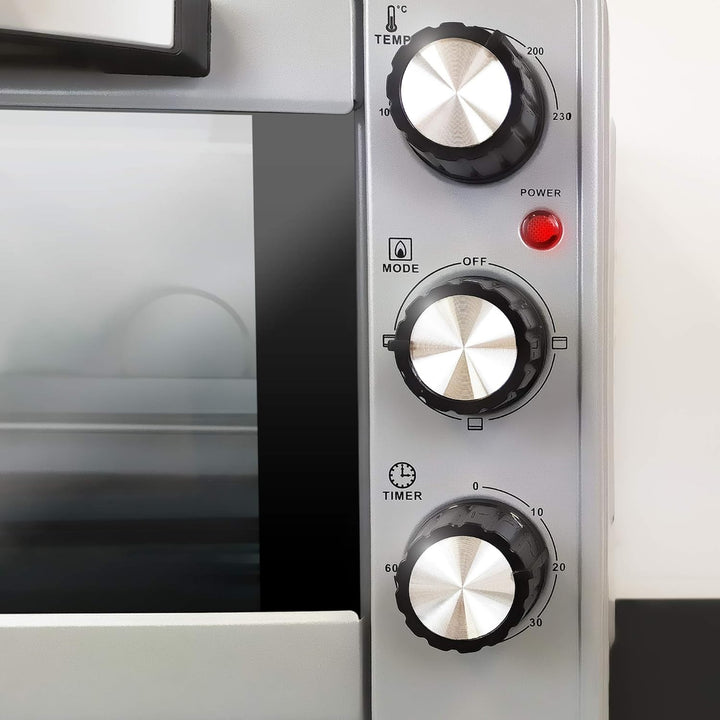 HORNO SOBREMESA GRUNKEL HR-23SILVER 23/L. Mediano Silber, Mediano Silber