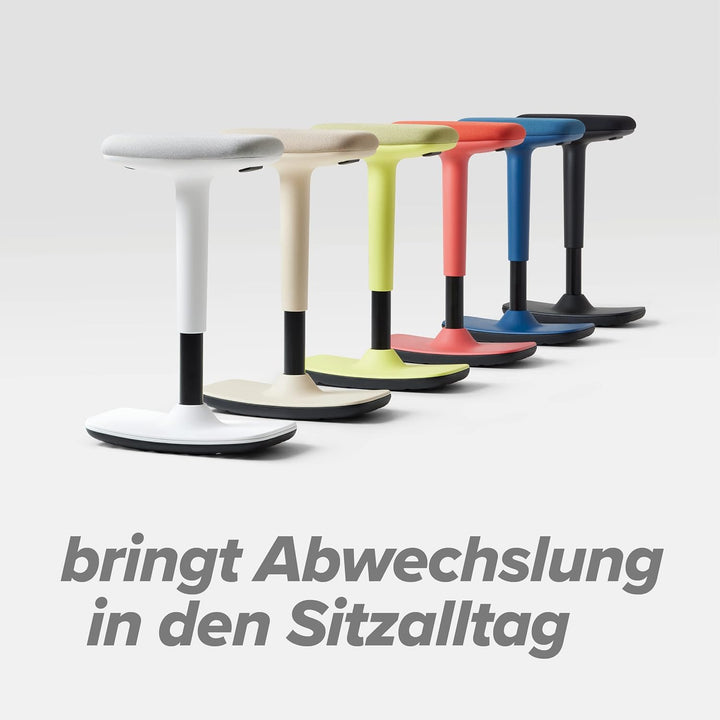 TREND OFFICE to-Swift, Bürohocker, Stehsitz, Stehhilfe, Sitzhocker mit Wippfunktion ergonomisch und