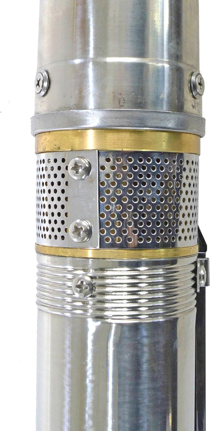 Hochwertige 3" Tiefbrunnenpumpe 3000l/h sandverträglich Edelstahl Sandverträglich bis 5%, Förderhöhe