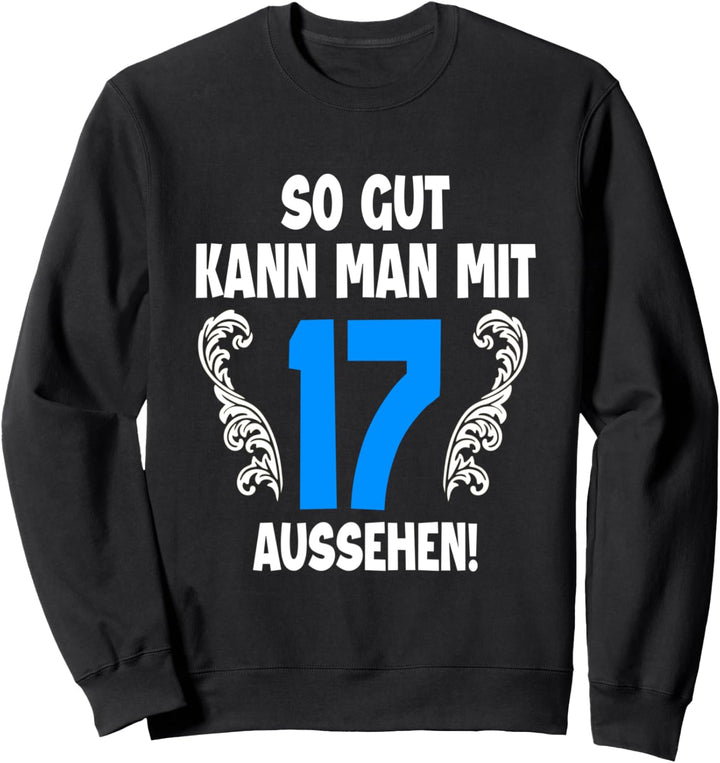 17 Jahre Tshirt Männer Jahrgang 2005 Geboren 17. Geburtstag Sweatshirt