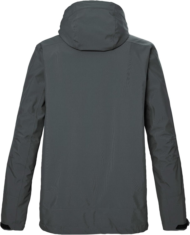 Killtec Herren Kos 87 Mn Jckt Funktionsjacke/Outdoorjacke mit abzippbarer Kapuze (1er Pack) 3XL Dunk