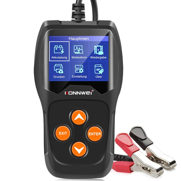 KONNWEI KW600 12V Professional Batterietester 100-2000 CCA 220AH Automotive Batterie Analyzer Batter