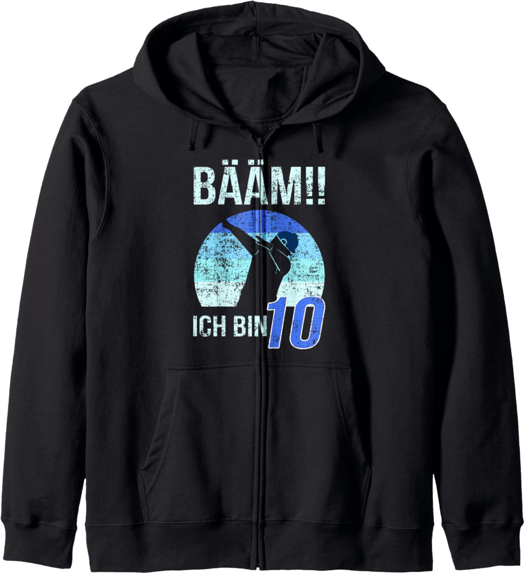Bääm Ich Bin 10 Jahre Geburtstag Feiern Kapuzenjacke