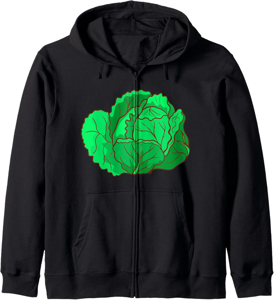 Wirsingkohl Wirsing Kohl Gemüse Vegan Vegetarisch Veganer Kapuzenjacke