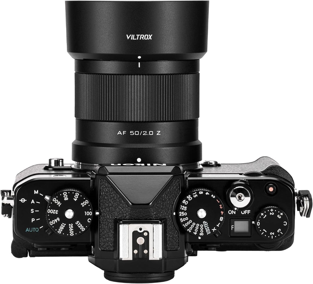 VILTROX 50mm F2 Vollformat Objektiv für Nikon Z, AF 50mm f/2 Z Standard Prime Objektiv mit grosser B