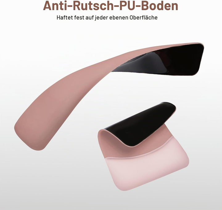 MOSISO Handgelenkstütze für Mauspad&Tastatur Set, Rechteckig Ergonomisch Mauspad Rutschfest Basis Ho