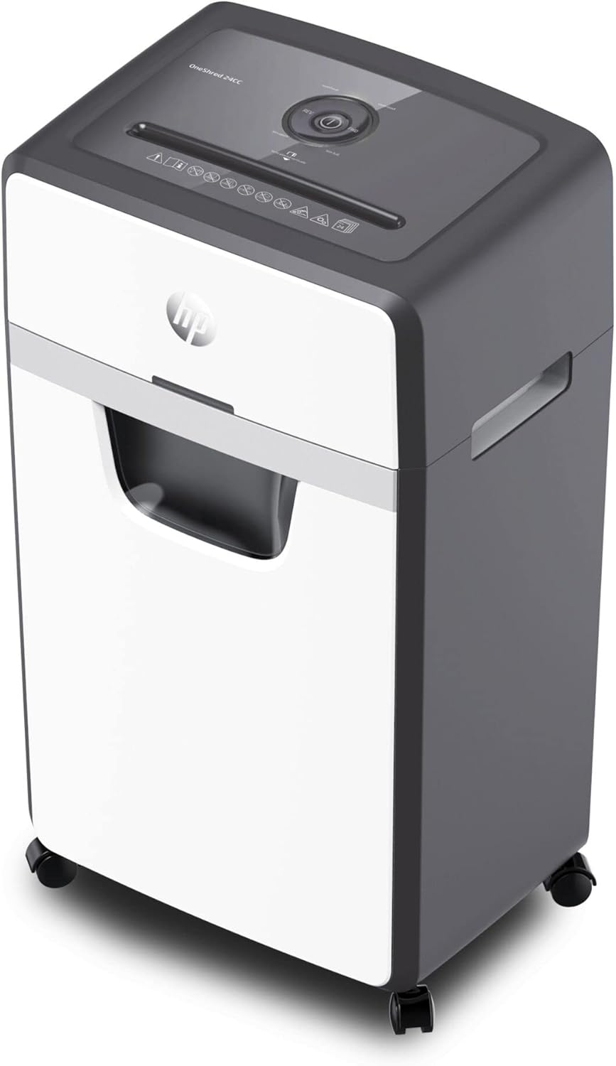 HP OneShred 24CC, Aktenvernichter, Sicherheitsstufe P-4, Cross Cut, 24 Blatt, 2807 Cross Cut 24 Blat