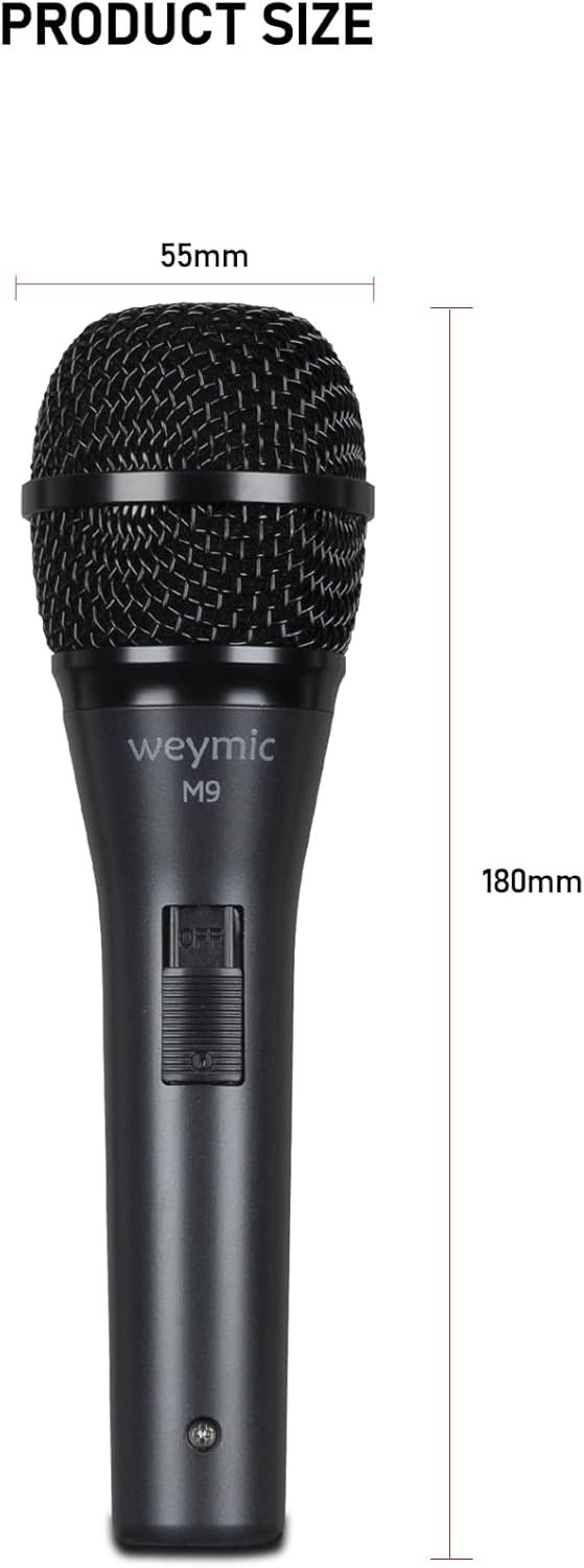 M9 Dynamic Vocal Classic Style Microphone Audio Classic Professional Dynamic Cardioid Unidirectional