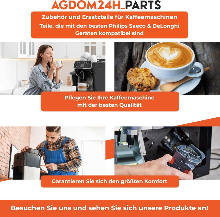 Karaffe Milchbehälter Milchkanne Version C Premium kompatibel mit Philips LatteGo Latte Go CP1199 Se