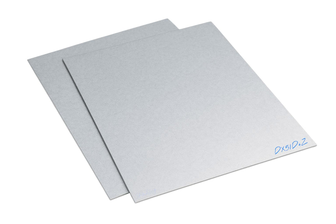 Verzinktes Blech von Stahlog 2mm x 500mm x 1000mm (50cm x 100cm) 2mm Stahlblech verzinkt 500mm x 100