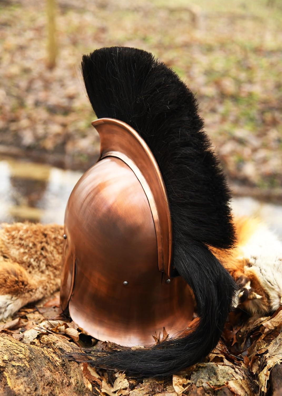 Griechischer Helm aus Troja mit Helmbusch - Antike - Griechenö