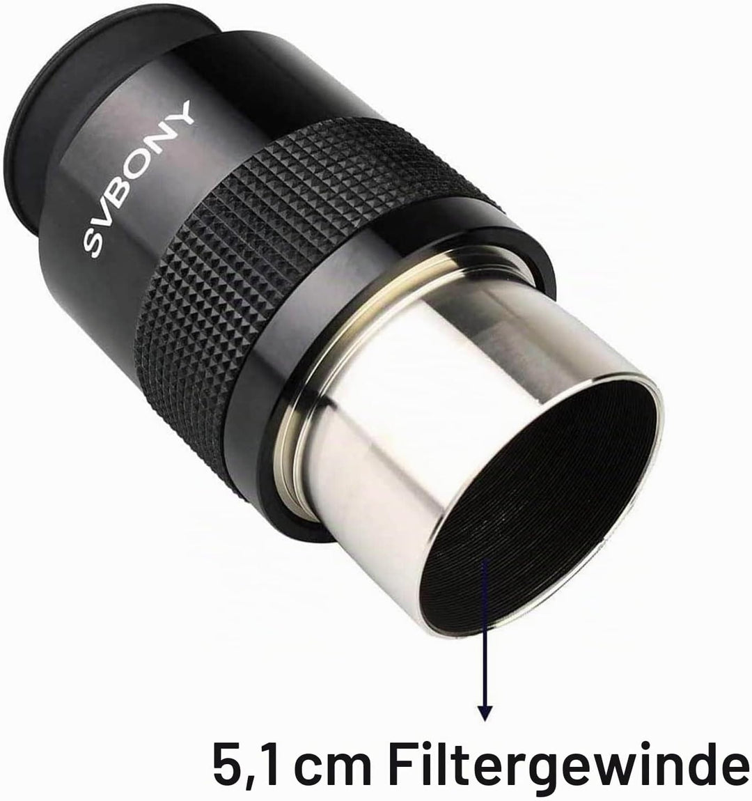 Svbony SV136 Teleskop Okular 2”, 34mm 72° Ultraweitwinkel Okular, FMC Achromatisches Linse, Angenehm