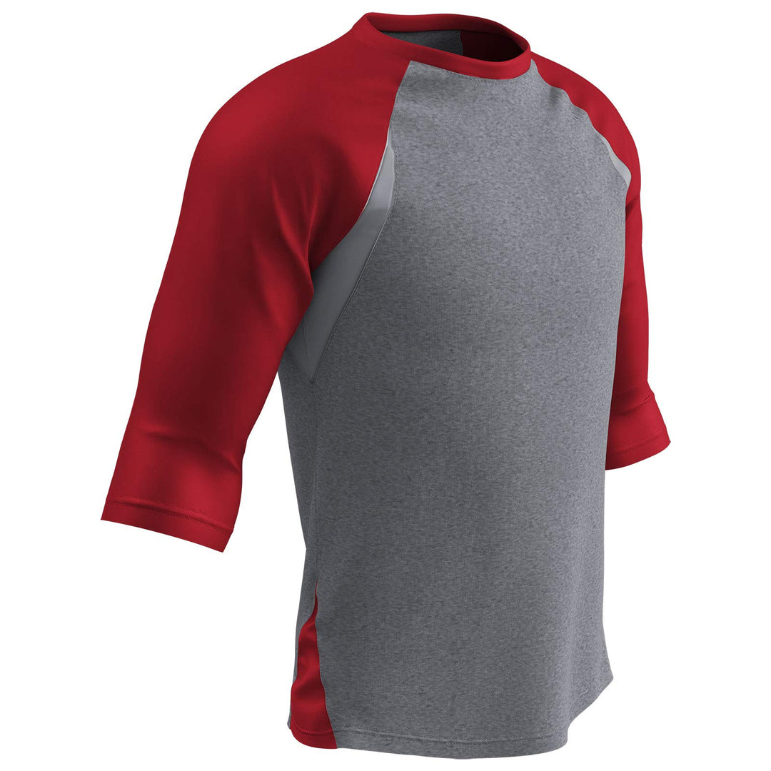 Champro Herren Extra Innings Herren Baseball Shirt 3/4 Arm Extra Innings 3/4-Ärmel Polyester Basebal