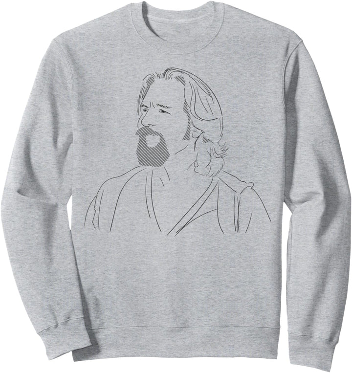 The Big Lebowski The Dude Portrait Sketch Sweatshirt