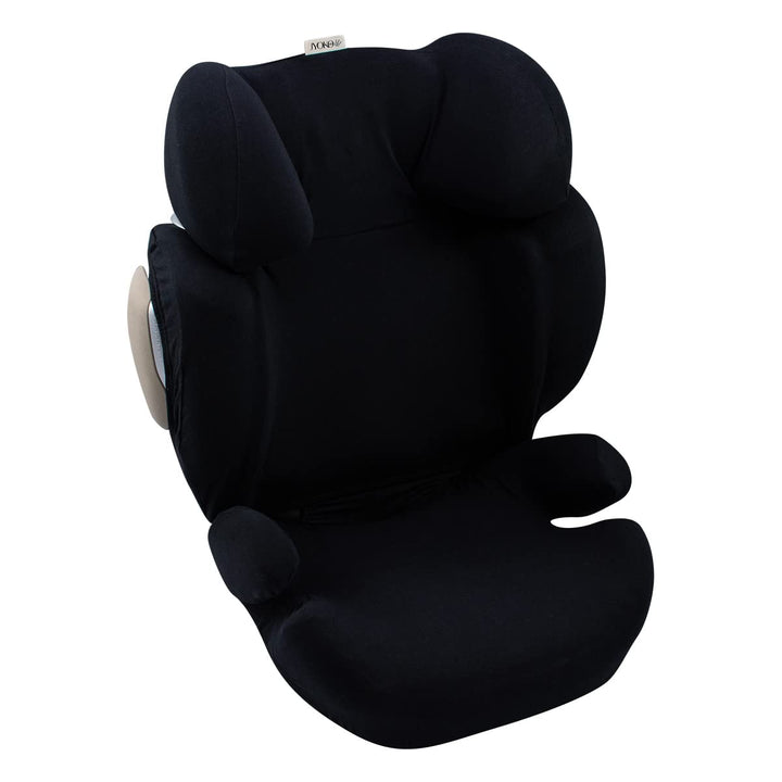 JYOKO Kids Bezug kompatibel mit Cybex Solution Q2 Fix, Q3, Cybex Z Fix, Gb Elian (Black Series), BLA