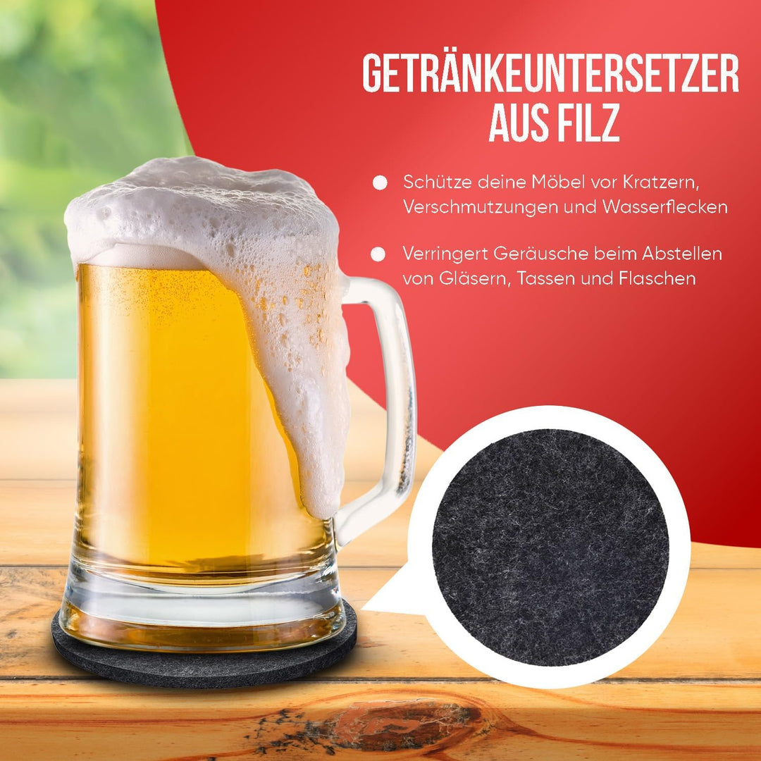 wortek Geschenkset Männer Geschenke Geburtstag - Männerhandtasche Bier Flaschenöffner mit Auffangbeh