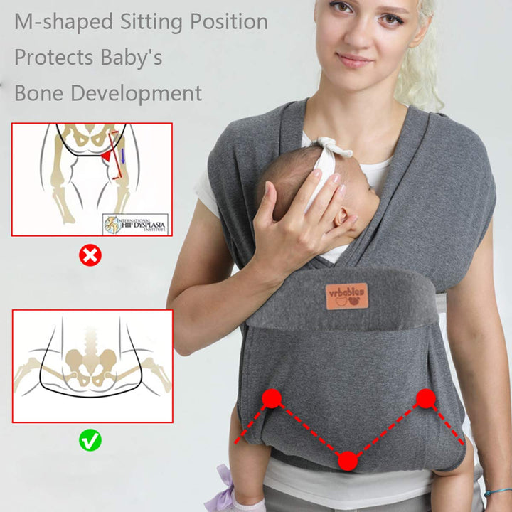 Babytrage für Neugeborene ab Geburt Extra Weich,Bauchtrage Baby-Tragetasche Ergonomisch Geeignet für