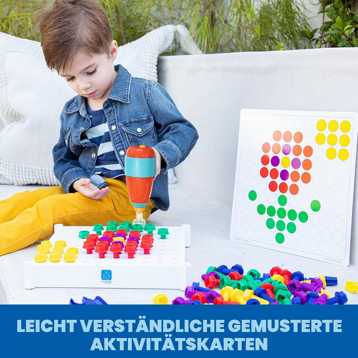 Learning Resources Design &amp; Drill Schraubbrett Mehrfarbig, Mehrfarbig