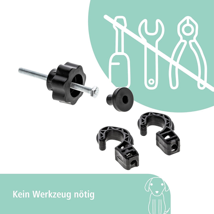 Kerbl Maxi-Pet 80581 Autoschutzgitter, 96-145 x 30