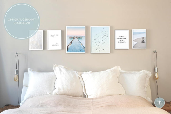 Papierschmiede® Mood Poster Set Zeitlos, Bilder OHNE Rahmen als Wanddeko, Wohnzimmer Deko Schlafzimm