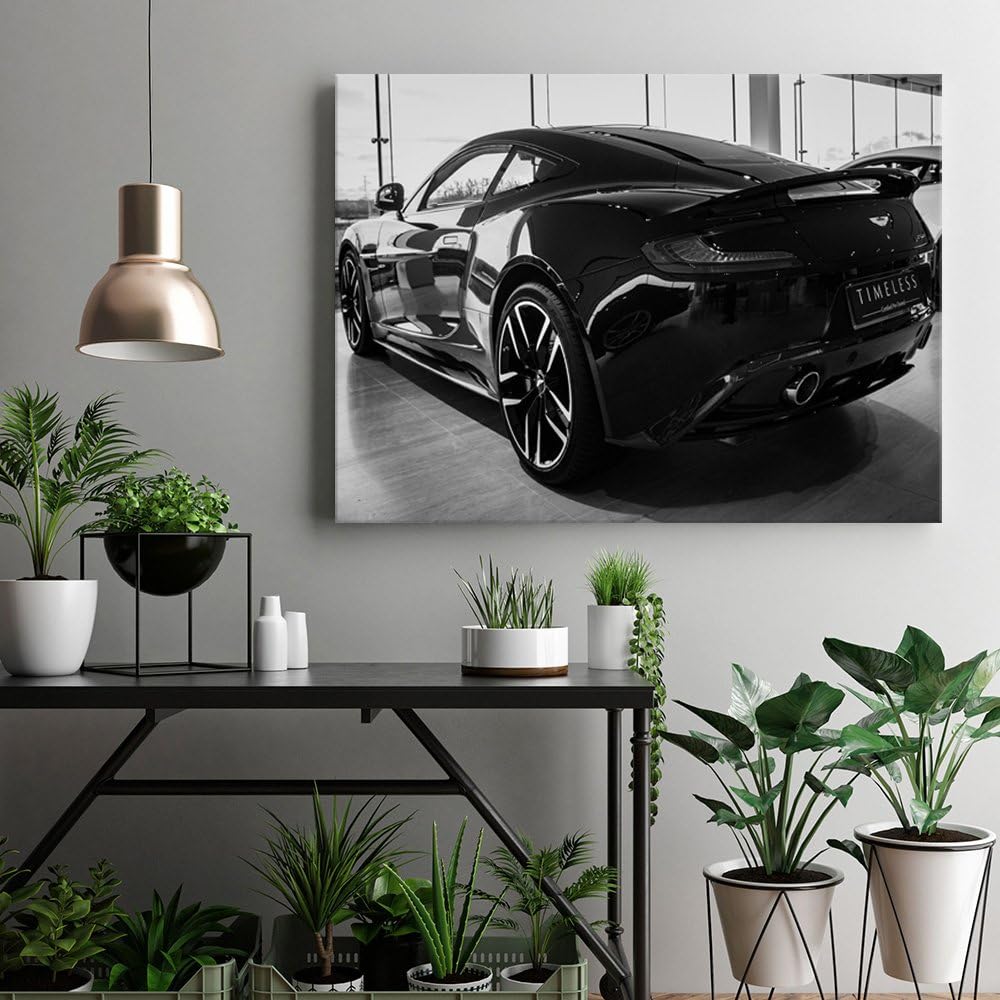 Feeby. Wandbilder - 1 Teilig- 78x118 cm - Bilder Kunstdrucke Deko Panel, AUTO, ASTON MARTIN, AUTOMOB