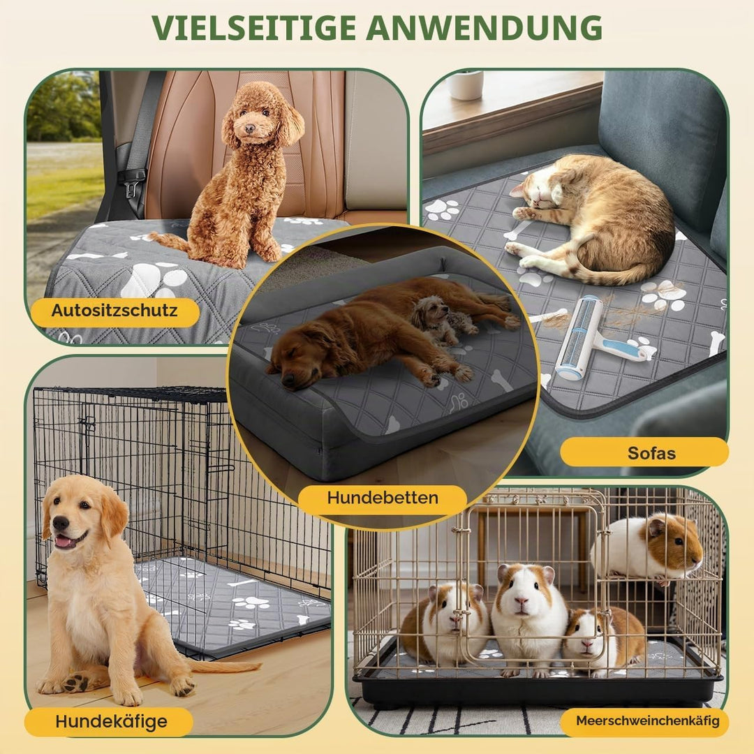 Gimars XXL 2er 120×90 cm Extra Saugstark und Dick Welpenunterlagen waschbar Wiederverwendbare Hundet