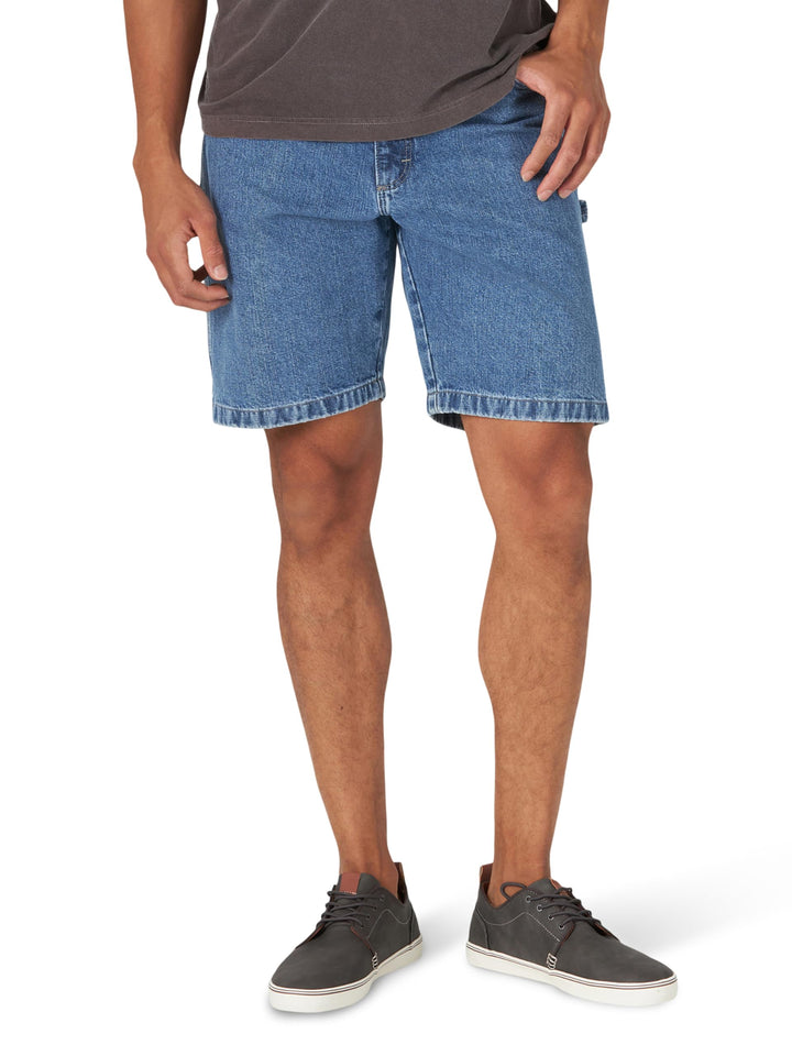 Wrangler Authentics Men's Loose Fit Carpenter Short 30 Antique Stonewash, 30 Antique Stonewash