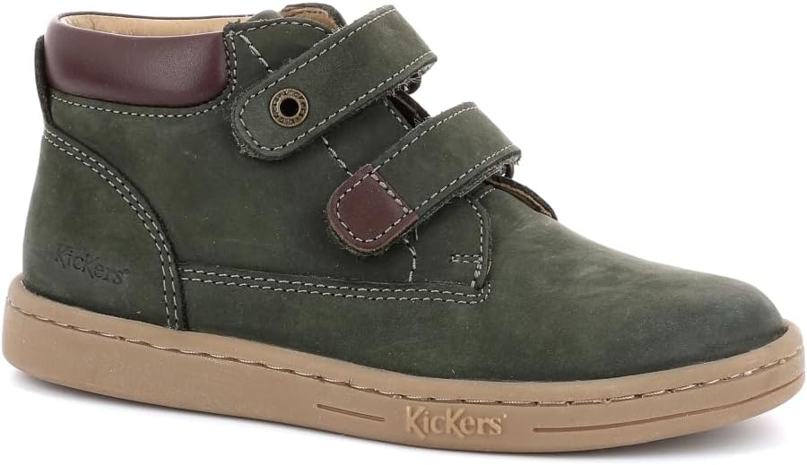 Kickers Unisex Kinder Tackeasy Oxford-Schuh 24 EU Khaki, 24 EU Khaki