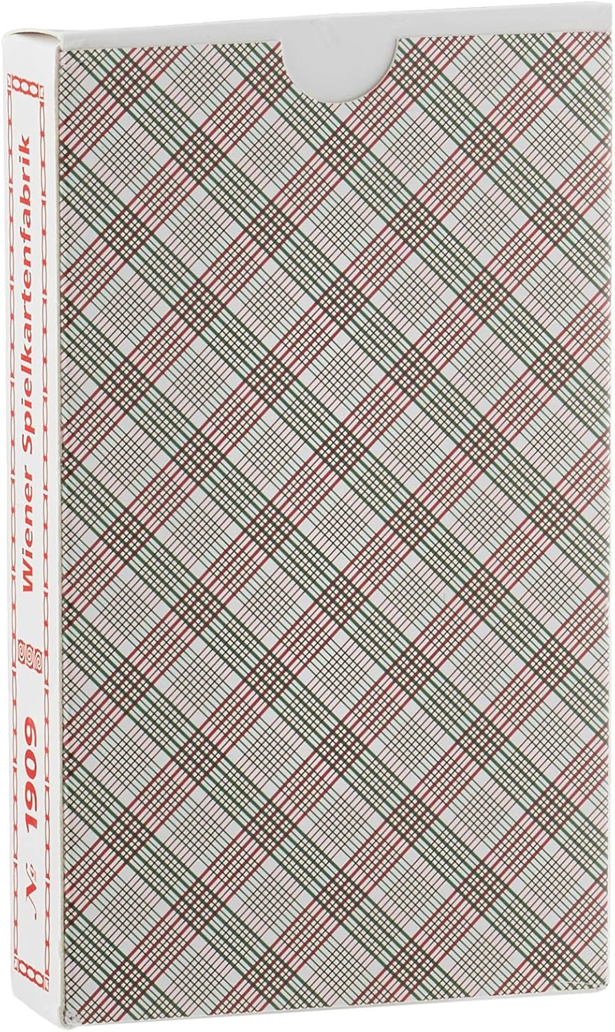 Piatnik 1909 Kaffeehaus Tarock, 100mm x 100mm x 130mm