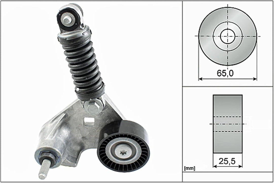 INA 534 0169 10 Riemenspanner, Keilrippenriemen