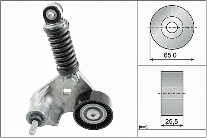 INA 534 0169 10 Riemenspanner, Keilrippenriemen