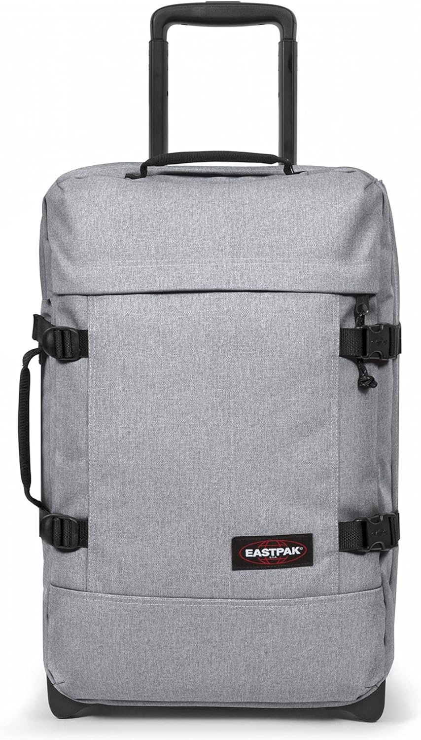 EASTPAK TRANVERZ L Koffer, 79 cm, 121 L, Grau (Sunday Grey) & TRANVERZ S Koffer, 51 cm, 42 L, Grau (