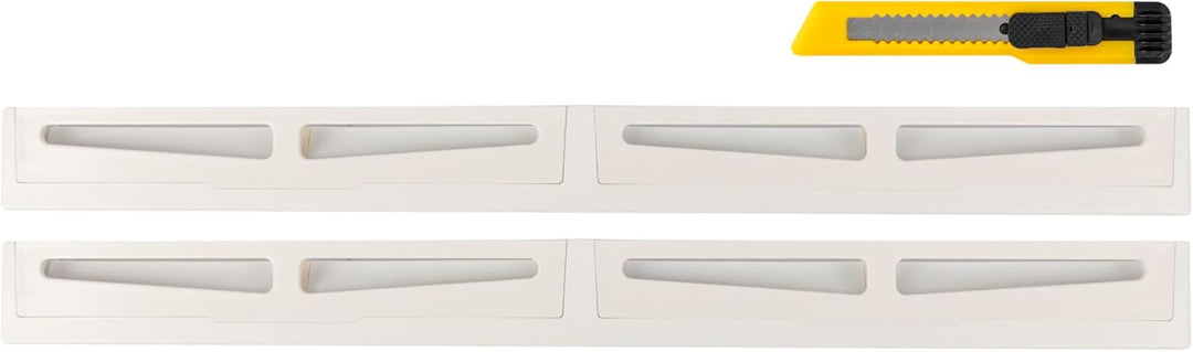 Schellenberg Fensterlüfter PLUS, Doppelpack, weiss, bohrfreie Montage, energie- und heizkostensparen