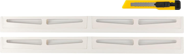 Schellenberg Fensterlüfter PLUS, Doppelpack, weiss, bohrfreie Montage, energie- und heizkostensparen