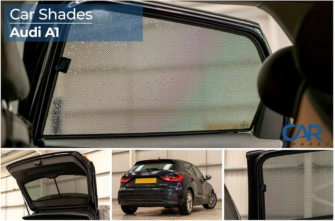 Satz Car Shades kompatibel mit Audi A1 Sportback (GBA) 2018- & City Carver (GBH) 2019- (4-teilig)