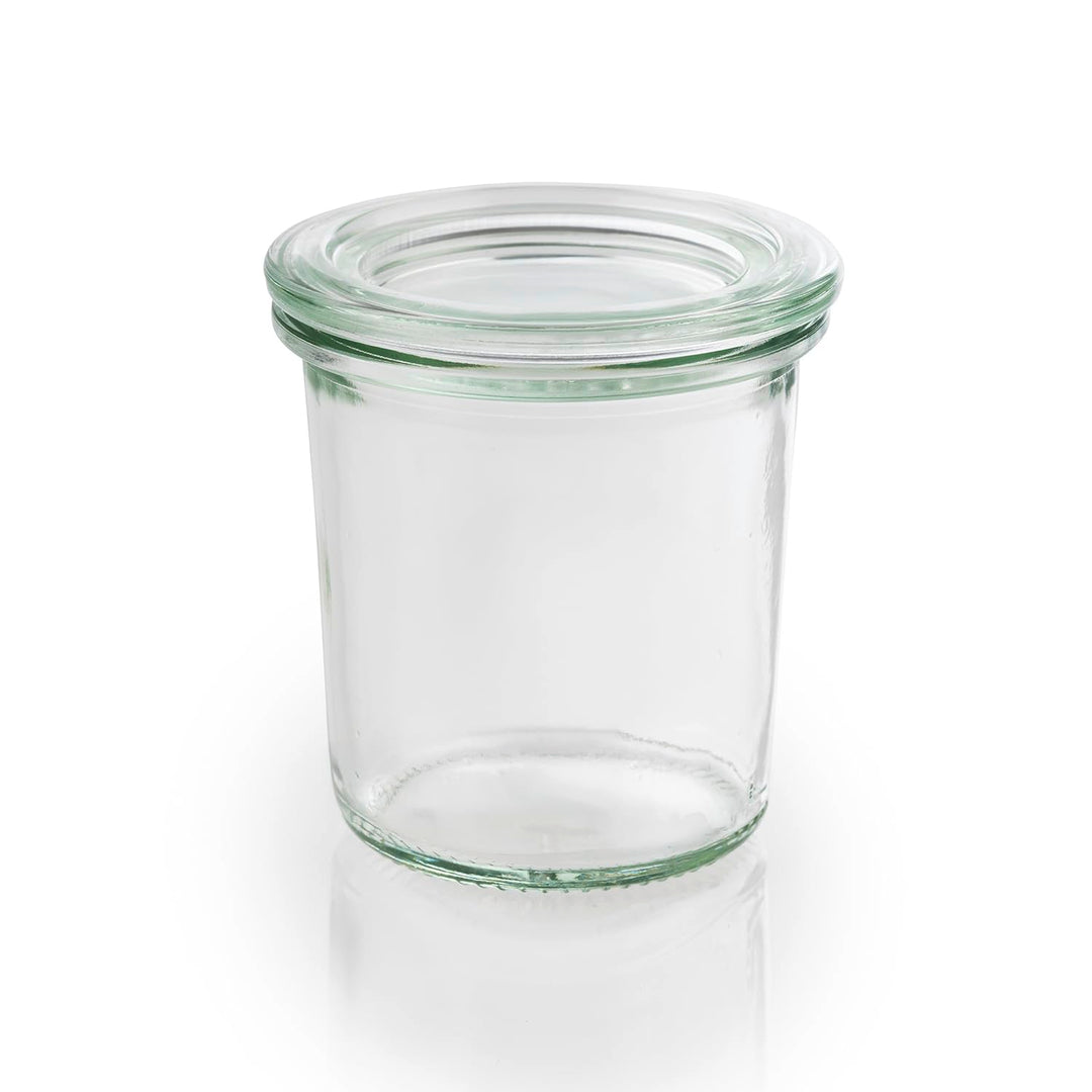 APS 82312 Original 12er Set WECK Gläser 140 ml mit Deckel, Ø 6 cm, H: 7 cm, Mini-Sturzform mit Glasd