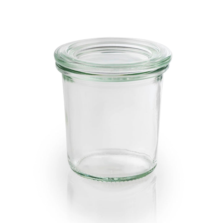 APS 82312 Original 12er Set WECK Gläser 140 ml mit Deckel, Ø 6 cm, H: 7 cm, Mini-Sturzform mit Glasd