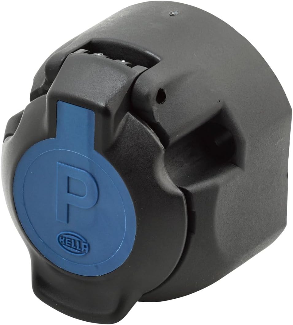 HELLA Parkdose - 12V - 13-polig - Kunststoff - schwarz/blau - DIN/ISO: 11446 - Menge: 1 - 8HG 005 95