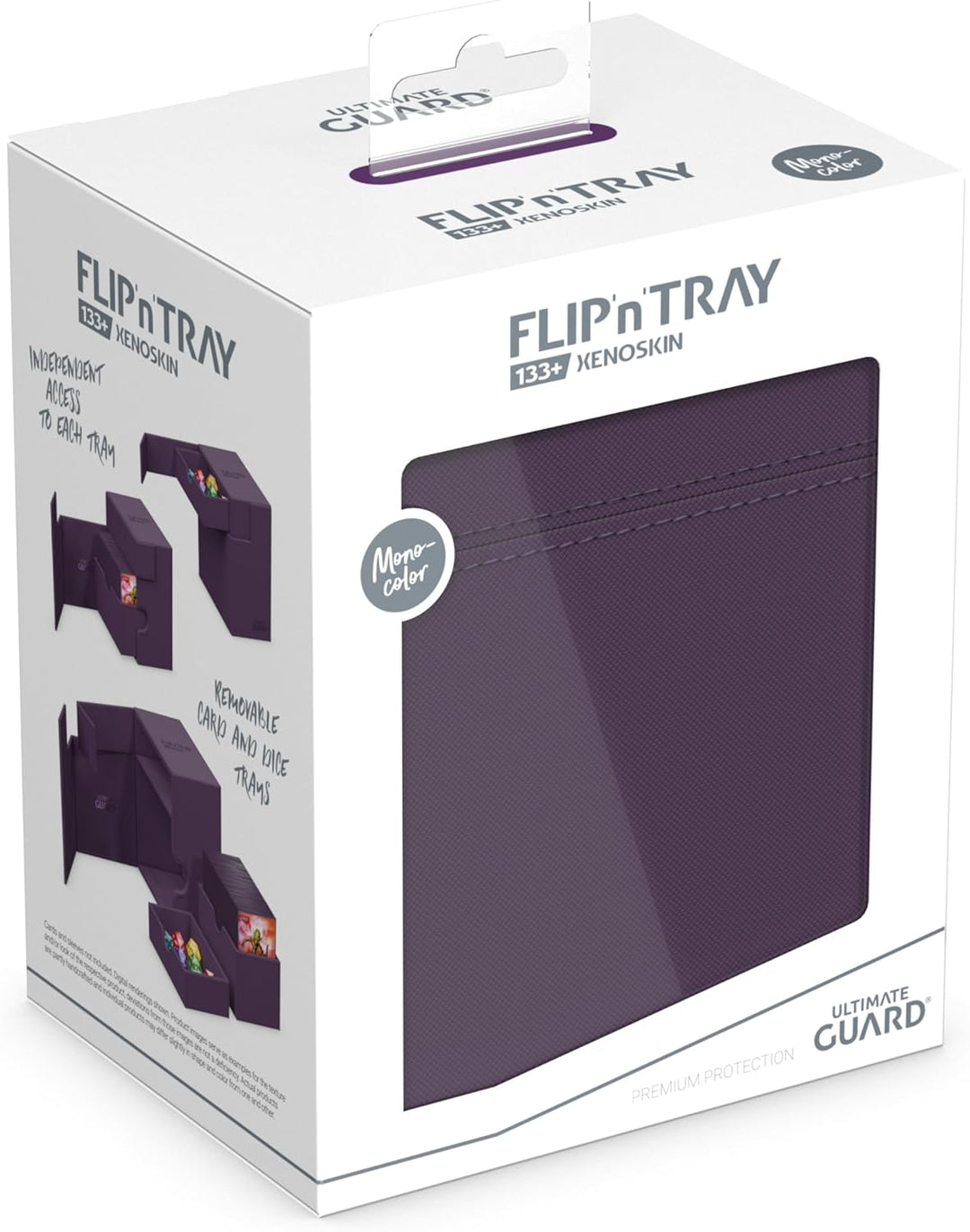 Ultimate Guard 133 Plus Xenoskin Flip n Tray Hülle, Violett, Violett